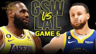 Golden State Warriors vs Los Angeles Lakers Game 6 Full Highlights | 2023 WCSF | FreeDawkins