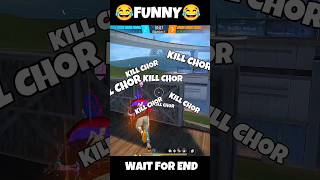 KILL CHOR 🤔WAIT FOR END🥶 #shorts #foryou #trending #freefire #tondegamer #ace96