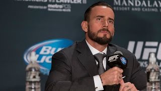 CM Punk UFC 181 Media Scrum