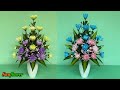 Cắm Bình Hoa Cúc Nhuộm Màu || Cắm Hoa Bàn Thờ Đơn Giản