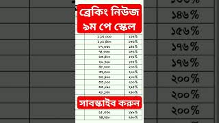 ৯ম পে স্কেল আপডেট #9th_pay_scale_2023 #pay_scale_bd #মহার্ঘ_ভাতা