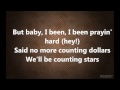 Counting Stars - OneRepublic (Lyric Video)