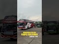 rombongan 100 bus peziarah dari ponpes walisongo situbondo sampai di terminal bakalan krapayak kudus