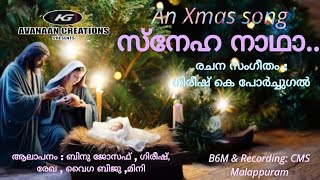 സ്നേഹ നാഥാ /ക്രിസ്മസ് ഗാനം / Sneha Nadha /christmas Song / Girish K Portugal / Avanaan creations