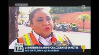 Aumentan percances viales que involucran a motoristas