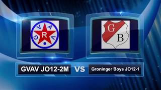 GVAV JO12-2M vs Groninger Boys JO12-1