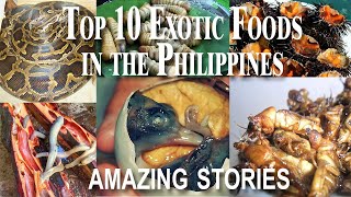 TOP 10 EXOTIC FOODS IN THE PHILIPPINES | Amazing Stories