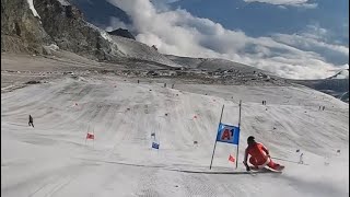 Skiing in Saas Fee Glacier with Ski Zenit Training team 🇨🇭