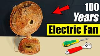 Broken and Rusty Electric Fan Restoration | Amazing Transformation