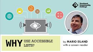 Why Use Accessible Lists?