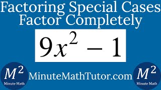 Factor 9x^2-1