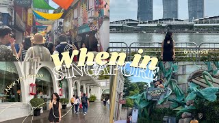 SINGAPORE VLOG 🇸🇬 | nye fireworks, exploring singapore, going to uss, walking, christmas wonderland