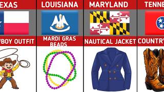 🇺🇸 The Most Iconic Fashion Item in Every U.S. State 👗
