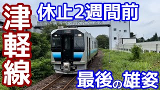 【廃線確実】休止2週間前の津軽線！津軽海峡線の貨物列車との奇跡のコラボレーション。津軽二股駅×奥津軽いまべつ駅（北海道新幹線）