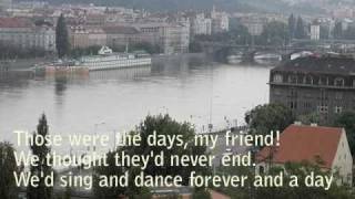 Mary Hopkin "Those Were The Days" piano karaoke with lyrics