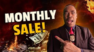 UPDATE ON WHATS ON SALE AT THE END OF THIS MONTH?