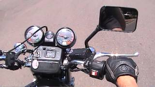 1982 Kawasaki KZ1000 LTD riding.mpg