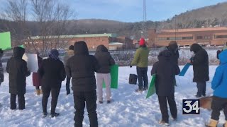 Protest takes place outside Broome County Jail