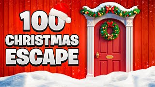 100 CHRISTMAS ESCAPE ROOM (Official Tutorial) FORTNITE