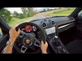 2021 Porsche 718 Cayman GTS 4.0 (6-Speed Manual) - POV Driving Review