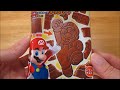 super mario character chocolate level1 2 　スーパーマリオ　キャラパキチョコレート　レベル１ 2