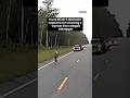 Truck driver's dashcam captures him rescuing woman from alleged kidnapper #shorts