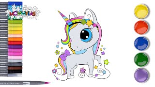 HOW TO DRAW UNICORN,CUTE AND EASY
