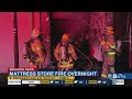 Crews battle 2-alarm fire at Tampa mattress store