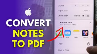 How To Save Apple Notes As PDF On iPhone And iPad