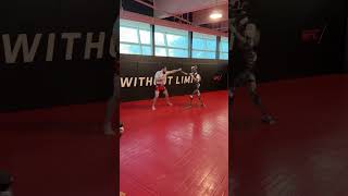 Nina Drama crashes Merab Dvalishvili secret UFC training #UFC #shorts #mma