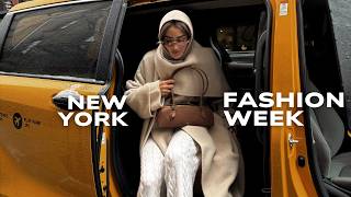 New York Fashion Week FW25 Vlog: Runway Highlights, Snow \u0026 NYC Best Wardrobe