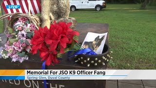 Memorial to honor fallen JSO K9 officer Fang to take place