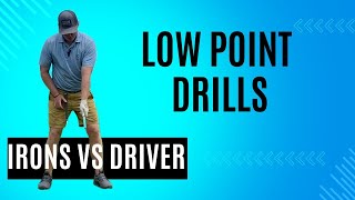 GOLF SWING LOW POINT DRIVER VS IRON