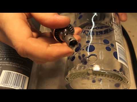 Drilling holes in bottles Drilling holes in bottles