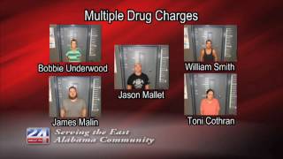 Multiple Arrests in Cherokee County