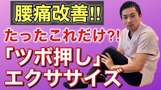 【腰痛改善】【ツボ】〜健康になるための『ツボ』シリーズ①〜腰痛を解消するツボエクササイズ【ほりうち鍼灸整骨院】【宮崎市】