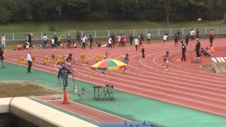 東海学生陸上競技春季大会 男子100m 予選第20組 2015/4/12