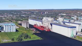 Thunder Bay Mount McKay - Grain Elevators (Google Earth Aerial)