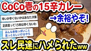 【2ch面白いスレ】CoCo壱番屋（ココイチ）の15辛カレーってどうなん？「余裕やぞ！」→食べてみた結果ｗｗｗ【2ch飯】