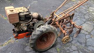 Simplicity 1949 Model M 2 wheel walking tractor , walk behind tractor.