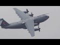 airbus a400 combat departure awesome dive down maneuver farnborough air show 2018 4k