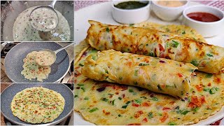 Egg Paratha With Liquid Dough In 5 Minutes No Rolling No kneading | Egg Paratha Recipe