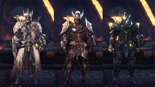 MHW Iceborne All Master Rank Rarity 12 Armor (Male Versions, as of V15.02)