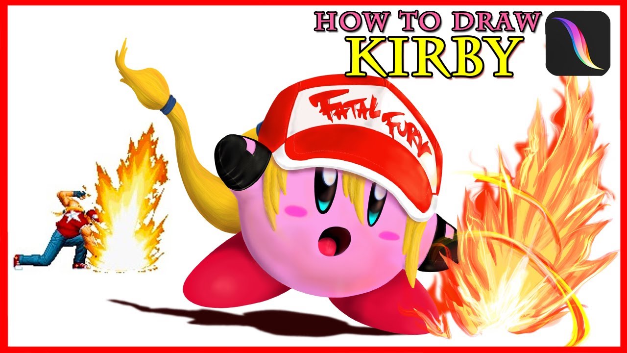 How To Draw Kirby - Kirby Hats Super Smash Bros. Ultimate (Procreate ...