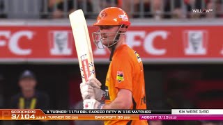 Ashton Turner 84 runs vs Sydney Sixers| Qualifier - Perth Scorchers vs Sydney Sixers