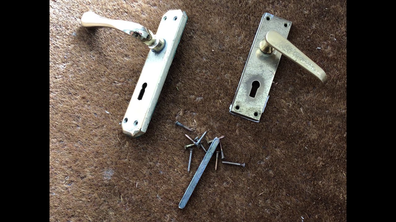 How To Replace Door Lock Diy Youtube