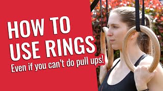 Ring Pull Up & Dip Progressions for Beginners