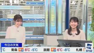 【高山奈々×駒木結衣】予報センターの駒木さん　2021年2月1日(月)モーニング