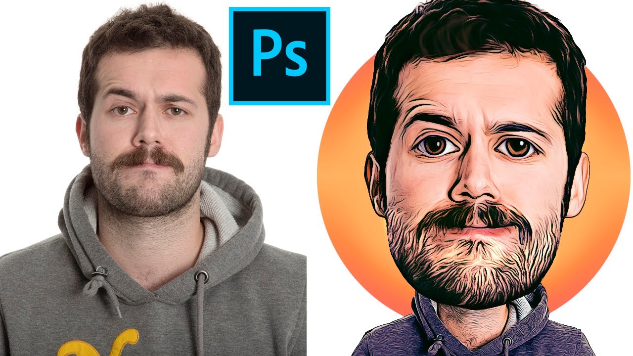 How To Create Cartoon / Caricature Effect In Photoshop - 2020 - Basic ...