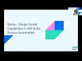 🟣 boost development with genai in sap build process automation